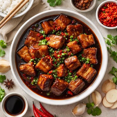 Image of Braised Pork in Soy Sauce