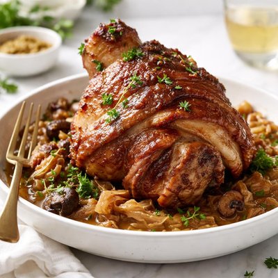 Image of Codillo de cerdo estofado alto en proteínas