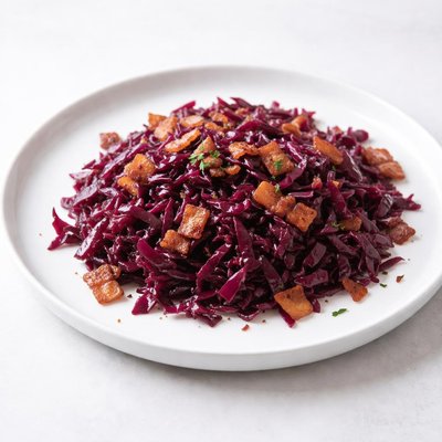 Image of Braised Red Cabbage with Bacon