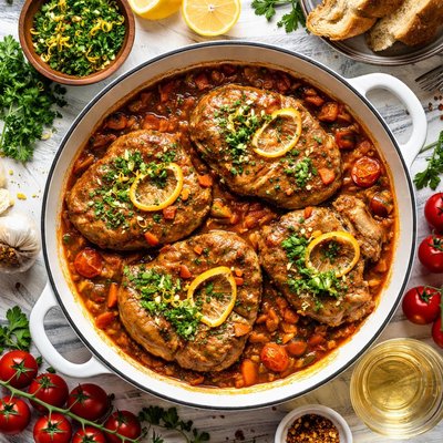 Image of Braised Veal Shanks Milan Style