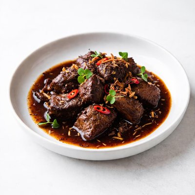 Image of Braised Venison with Chilli and Chocolate