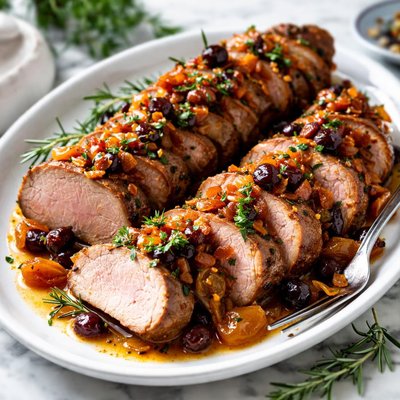 Image of Brandied Fruit Pork Tenderloin