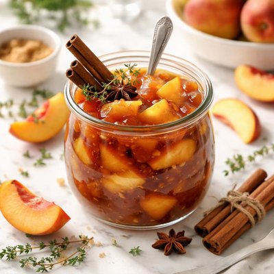 Image of Brandied Peach Sauce