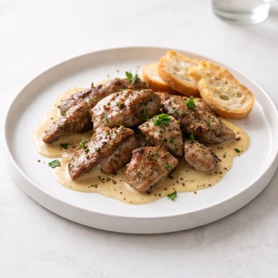 Image of Brandy Cream Chicken Livers