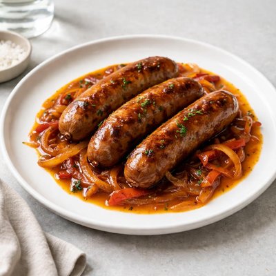 Image of Brats in Sauce