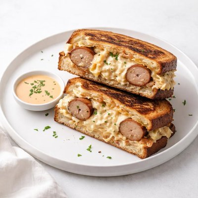 Image of Bratwurst Reubens