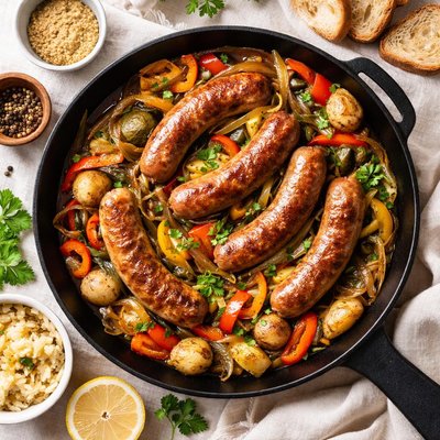 Image of Bratwurst Skillet