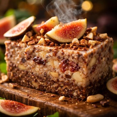 Image of Brazil Nut and Fig Torte Raw