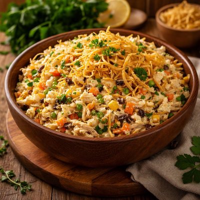 Image of Brazilian Chicken Salad Aka Salpicao Especial De Galinha