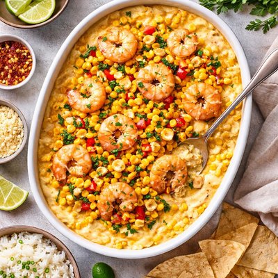 Image of Brazilian Corn and Shrimp Casserole