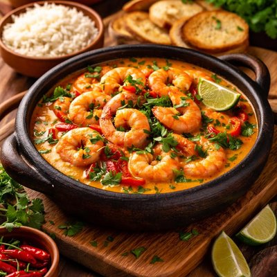 Image of Brazilian Shrimp Stew Moqueca De Camaroes