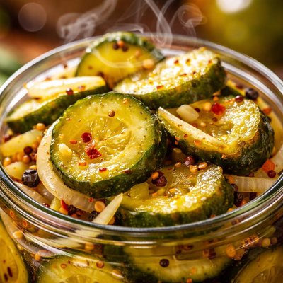 Image of Bread and Butter Freezer Pickles