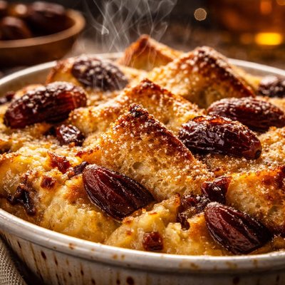Image of Bread and Butter Pudding with Dates