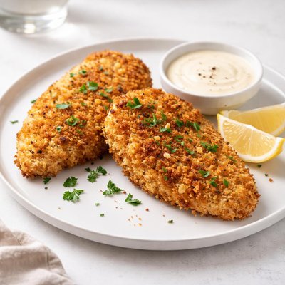 Image of Bread Crumb Coated Chicken Nuwave Oven Flavorwave