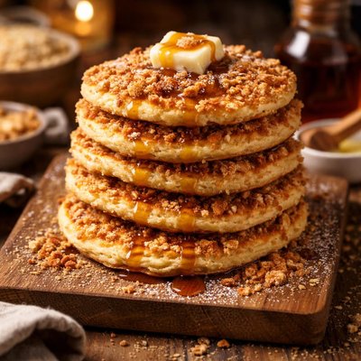 Image of Bread Crumb Pancakes