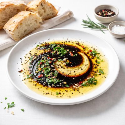 Image of Bread Dipping Oil Balsamic Vinegar