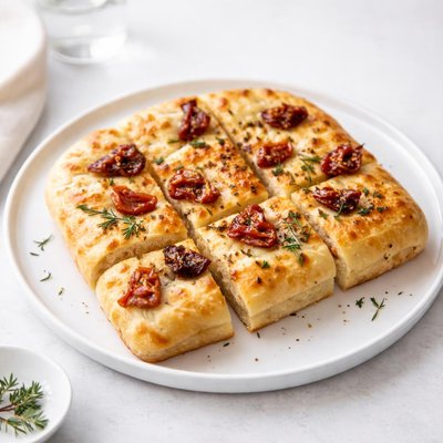 Image of Bread Machine Focaccia with Sun Dried Tomato