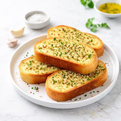 Image of Bread Machine Garlic Bread