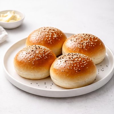 Image of Bread Machine Hamburger Buns