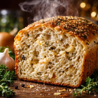 Image of Bread Machine Herbed Onion Bread