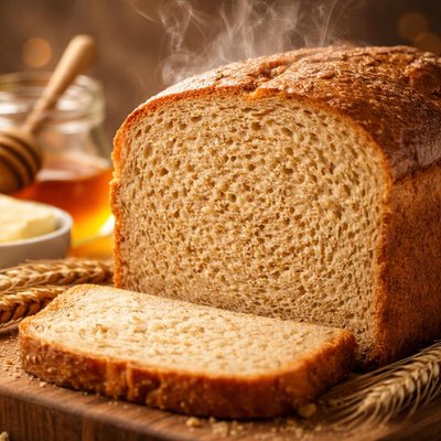Image of Bread Machine Honey Wheat Bread