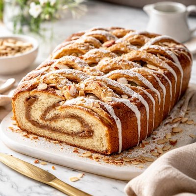 Image of Bread Machine Lattice Coffee Cake