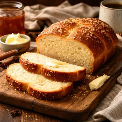 Image of Bread Machine Moravian Lovefeast Bread