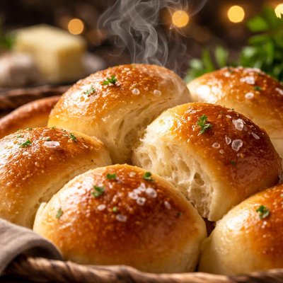 Image of Bread Machine Parker House Rolls