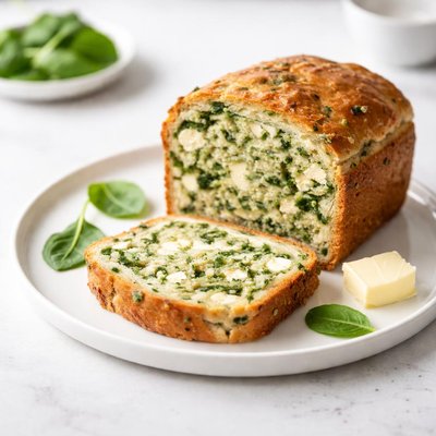 Image of Bread Machine Spinach and Feta Bread