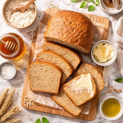 Image of Bread Machine Whole Wheat Bread 2