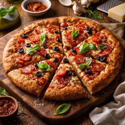 Image of Bread Machine Whole Wheat Pizza Crust