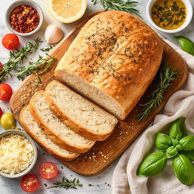 Image of Bread Maker Italian Herb Bread 1 5 Lbs