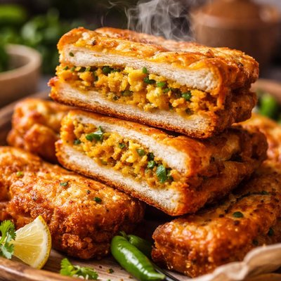 Image of Vegan Bread Pakora