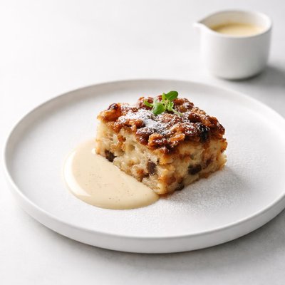 Image of Bread Pudding and Sauce