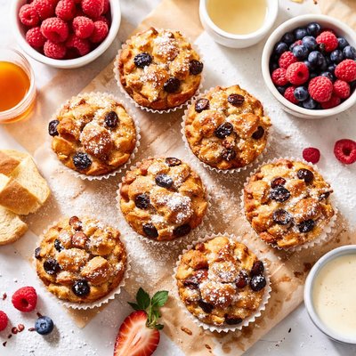 Image of Bread Pudding Muffins