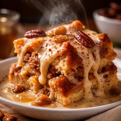 Image of Bread Pudding with Poor Mans Sauce