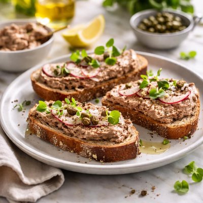 Image of Whole30 Bread with Liver Pate