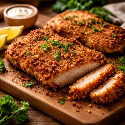 Image of Breaded Baked Pork Steak
