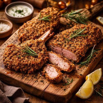 Image of Breaded Lamb Steaks