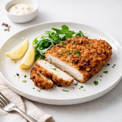 Image of Cachete de carne empanizado sin lácteos