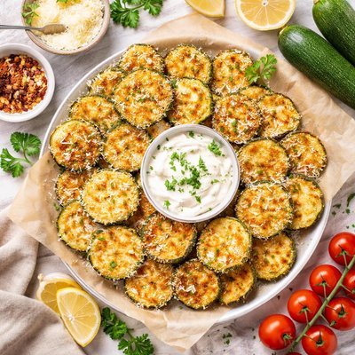 Image of Breaded N Baked Zucchini Chips