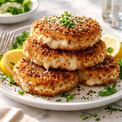 Image of Breaded Three Cheese Turkey Patties