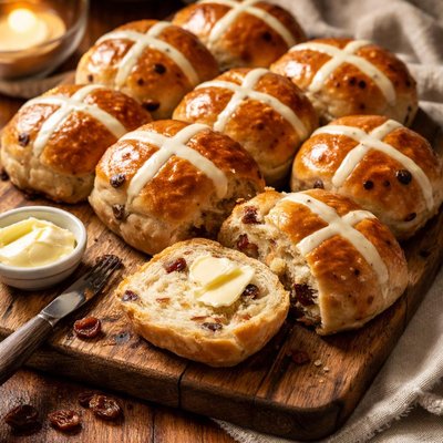 Image of Breadmaker Hot Cross Buns