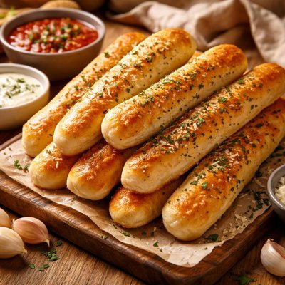 Image of Breadsticks for Dips Bread Machine