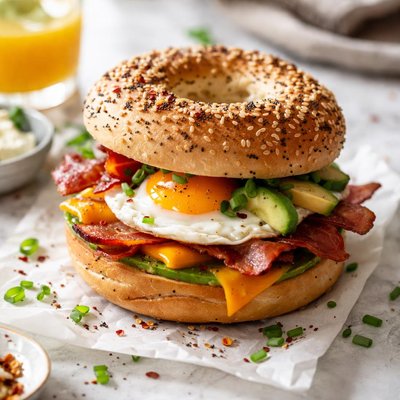 Image of Breakfast Bagel Sandwich