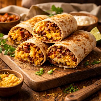 Image of Breakfast Burritos Once a Month Cooking