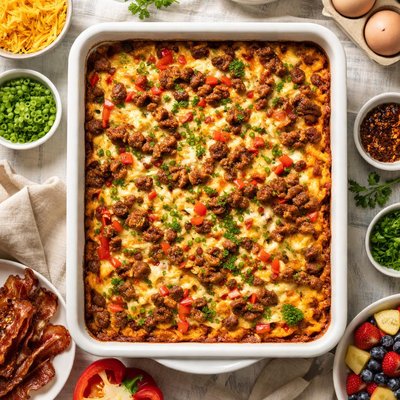 Image of Breakfast Casserole Ala Villani Style