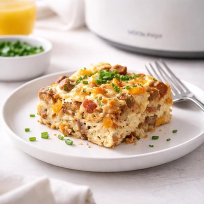 Image of Breakfast Casserole in Crock Pot