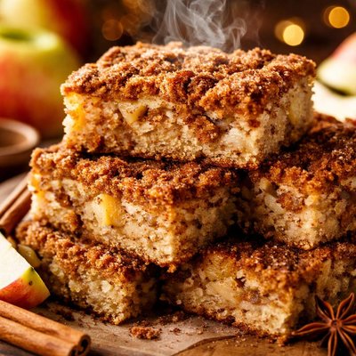 Image of Breakfast Cinnamon and Apple Squares