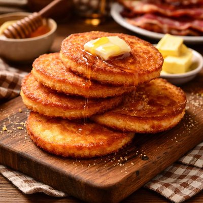 Image of Breakfast Fried Cornbread